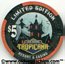Tropicana $5 Casino Chip Halloween 1998