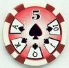 Wild Aces $5 Poker Chips