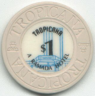 Tropicana "A Ramada Hotel" $1 Casino Chip