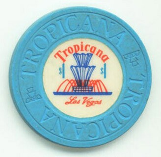 Tropicana Fountain Issue $1 Casino Chip