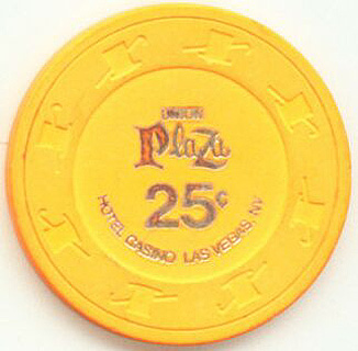 Las Vegas Union Plaza 25¢ Casino Chips
