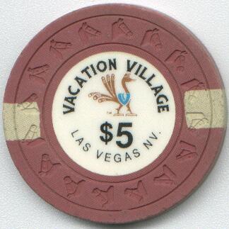 Vacation Village First Issue $5 Casino Chip