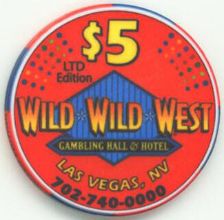 Wild Wild West Courtney 2004 $5 Casino Chip
