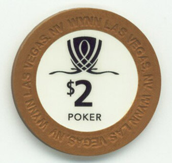 Wynn Las Vegas Poker Room $2 Casino Chip