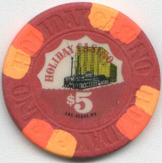 Las Vegas Holiday Casino $5 Casino Chip