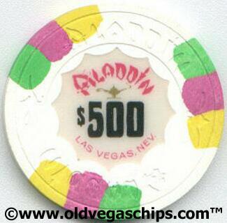 Las Vegas Aladdin $500 Casino Chip 