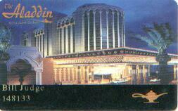 Las Vegas Aladdin Casino Slot Club Card, 1980's