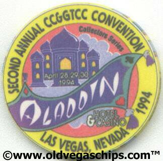 Aladdin CC & GTCC Third Convention Promo Casino Chip