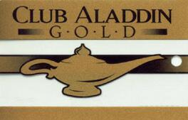 Las Vegas Aladdin Casino Slot Club Card