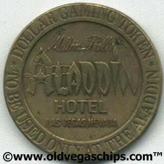 Las Vegas Milton Prell's Aladdin $1 Gaming Token