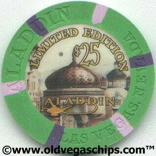 Aladdin Casino Grand Opening $25 Casino Chip
