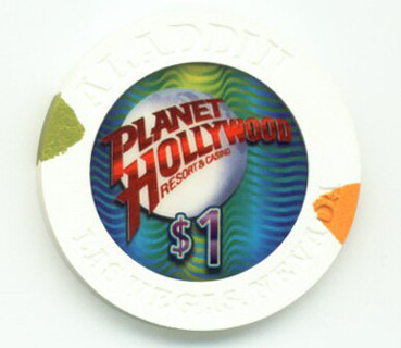 Aladdin Hotel Planet Hollywood $1 Casino Chip