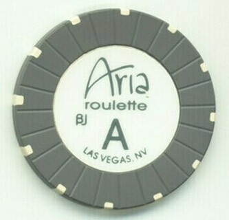 Aria Hotel Gray Roulette Chip