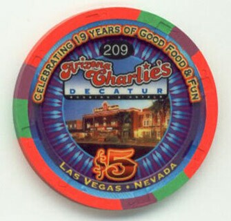Arizona Charlie's Kentucky Derby 2007 $5 Casino Chip