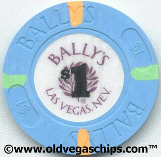 Las Vegas Bally's Obsolete $1 Casino Chip