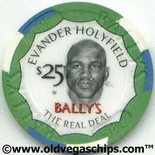 Las Vegas Bally's Evander Holyfield $25 Casino Chip