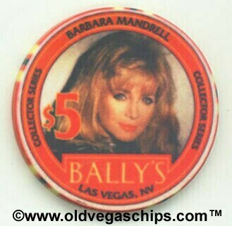 Las Vegas Bally's Barbara Mandrell $5 Casino Chip