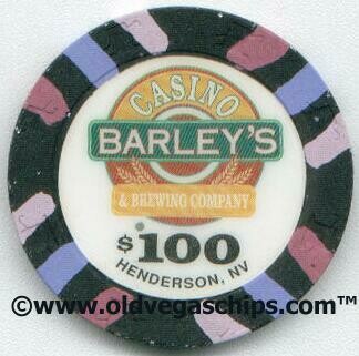Barley's Casino $100 Casino Chip