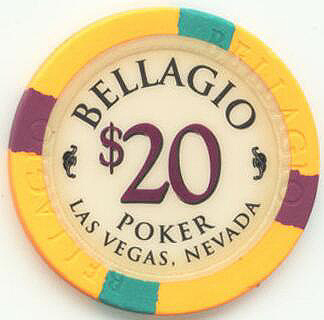 Bellagio $20 Poker Chip