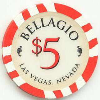 Las Vegas Bellagio $5 Casino Chip