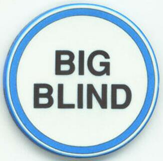 Ceramic Big Blind Button For Poker Games