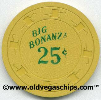 Las Vegas Big Bonanza 25¢ Casino Chip