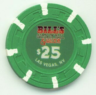 Bill's Casino First Issue $25 Casino Chip