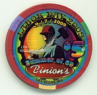 Binion's Labor Day 2009 $5 Casino Chip