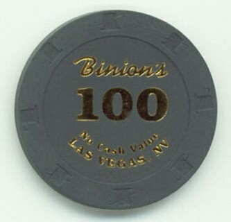 Las Vegas Binion's Casino $100 Poker Tournament Chip
