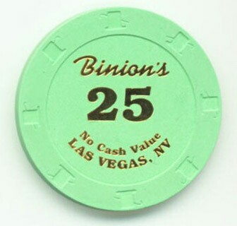 Las Vegas Binion's Casino $25 NCV Poker Tournament Chip