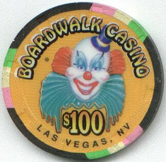 Las Vegas Boardwalk Casino $100 Casino Chip