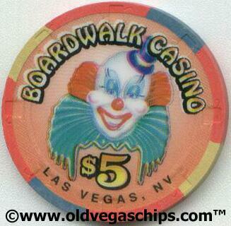 Las Vegas Boardwalk Casino $5 Casino Chip