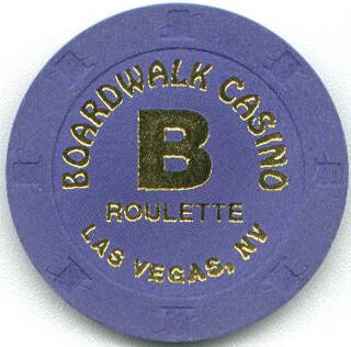 Las Vegas Boardwalk Casino Navy Roulette Chip