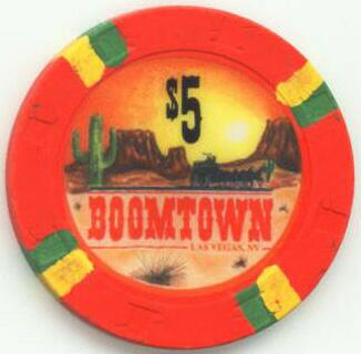 Las Vegas Boomtown First Issue $5 Casino Chip