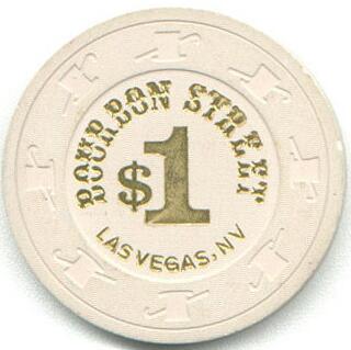 Las Vegas Bourbon Street $1 Casino Chip