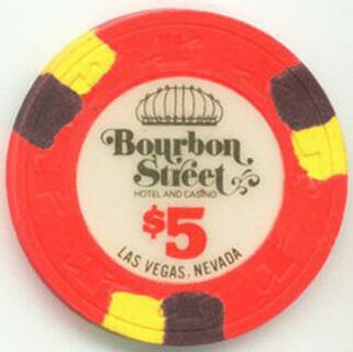 Las Vegas Bourbon Street $5 Casino Chip