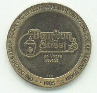 Bourbon Street Casino $1 Slot Token