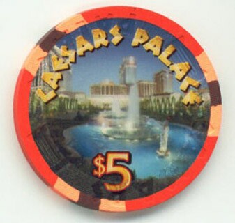 Caesars Palace 40th Anniversary $5 Casino Chip 