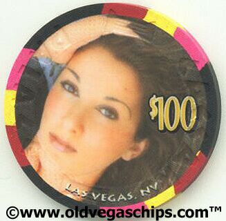Las Vegas Caesars Palace Celine Dion $100 Casino Chip