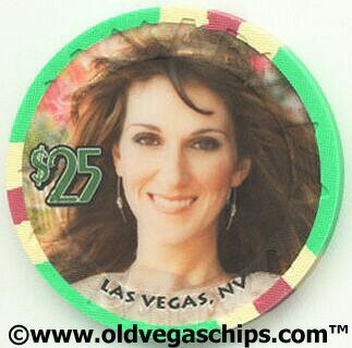 Caesars Palace Celine Dion A New Day $25 Casino Chip