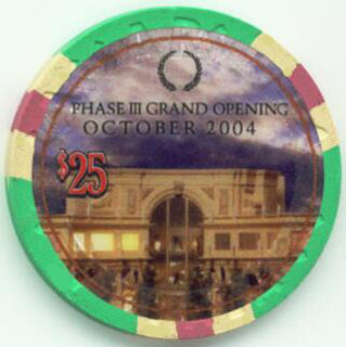 Las Vegas Caesars Palace Forum Shops Grand Opening $25 Casino Chip 