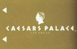 Caesars Palace Gold Hotel Room Key