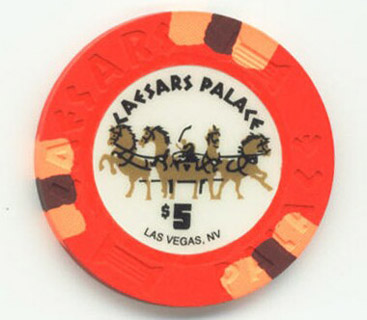 Caesars Palace 2005 $5 Casino Chip