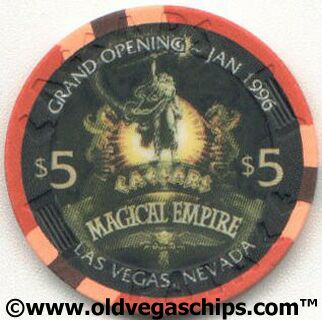 Las Vegas Caesars Palace Magical Empire $5 Casino Chip