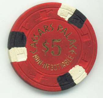 Caesars Palace Poker Room NCV $5 Casino Chips
