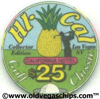 Las Vegas California Hotel HI Cal $25 Casino Chip
