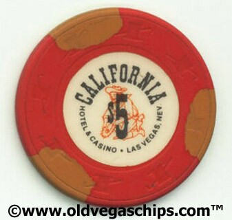 Las Vegas California Hotel $5 Casino Chip