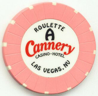 Las Vegas Cannery Pink Roulette Casino Chip