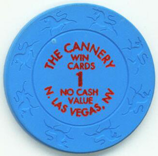 Las Vegas Cannery $1 Win Cards Casino Chip