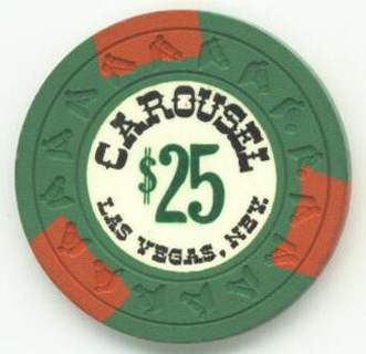 Las Vegas Carousel Casino $25 Casino Chip